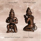Leg Down Hanuman Idol in Pure Copper, 330gm