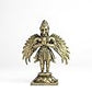 Standing Garuda Panchloha Idol | Size 8 × 3.5 × 3 cm | Approx 170 gm | Handcrafted Traditional Hindu Religious Statue