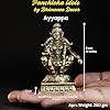 260 gm Ayyappa Panchloha Idol 8 cm Height | Solid Panchaloha God Statue