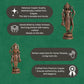 Lord Rama Idol | Antique Brass Finish Ram Murti with Bow & Arrow