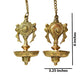 Pure Brass shanku Chakra Table Diya