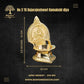 Rajarajeshwari Kamakshi Brass Diya for Pooja | 5.5 Inch, 370g