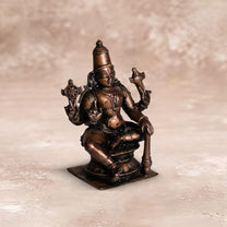 Sitting Vishnu Idol 280gm, Pure Copper