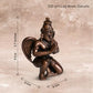 Leg Down Garuda Idol in Pure Copper, 330gm