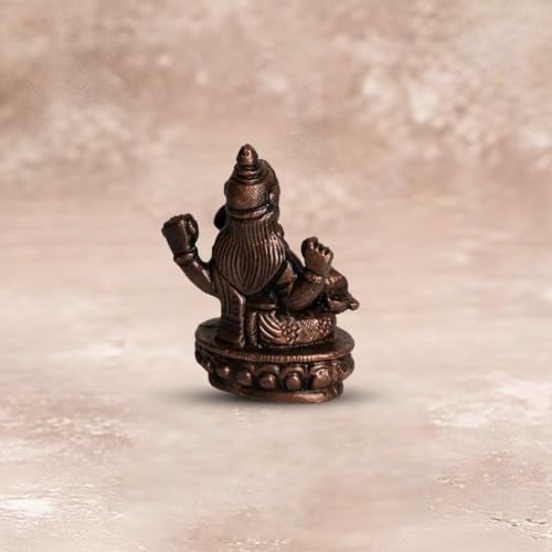 Saraswati Idol 190gm, Pure Copper