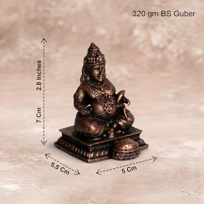 Kubera Idol 320gm, Pure Copper