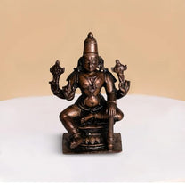 Sitting Vishnu Idol 280gm, Pure Copper
