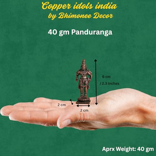 Lord Vishnu Idol | Antique Brass Finish Narayana Murti