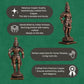Lord Vishnu Idol | Antique Brass Finish Narayana Murti
