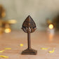 Lord Murugan Vel Idol | Antique Brass Finish Sacred Spear Murti on Stand