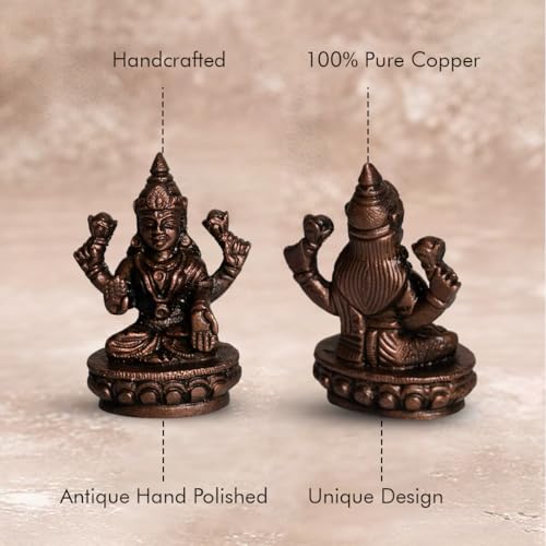 Laxmi Idol 175gm, Pure Copper