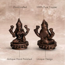 Laxmi Idol 175gm, Pure Copper