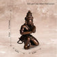 Leg Down Hanuman Idol in Pure Copper, 330gm