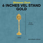 Brass Murugan Vel Stand | Traditional Kartikeya Spear Idol