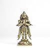 150 Gram Standing Hanuman Panchloha Idol | 3 Inches Height | Handmade Traditional Hindu Religious Statue