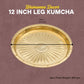 Brass Puja Thali | Traditional Gold Polish Thali for Aarti, Mandir, and Rituals