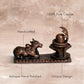 Nandhi Shivalinga Idol 200gm, Pure Copper