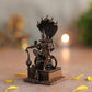 Nataraja Shiva Statue | Brass Finish Mahadev Idol Sitting on Snake with Sheshnaag