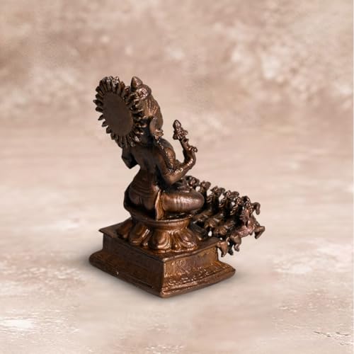 Surya Big Size Idol in Pure Copper, 520gm