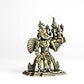 180 gm Lakshmi Narayan on Garuda panchloha | Size 8 × 6 × 5 cm | Handcrafted Traditional Hindu God Statue