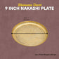 Designer Brass Puja Thali | Premium Gold Polish Pooja Thali with Floral Engraving