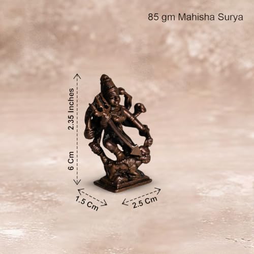 Mahisha Surya Idol 58gm | Pure Copper