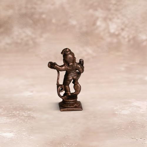 Kalinga Mardana Krishna Idol 40gm, Pure Copper