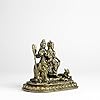 Oval Shiv Family Panchloha Idol | 2.6 Inches Height | 330 Gram Handmade Traditional Hindu Religious Statue
