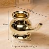 Brass Kindi | Lota | Lutiya | Pooja Kalash for Pooja Room Decor, 4 inches, 450gm