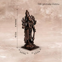 Vishnu Idol 220gm, Pure Copper