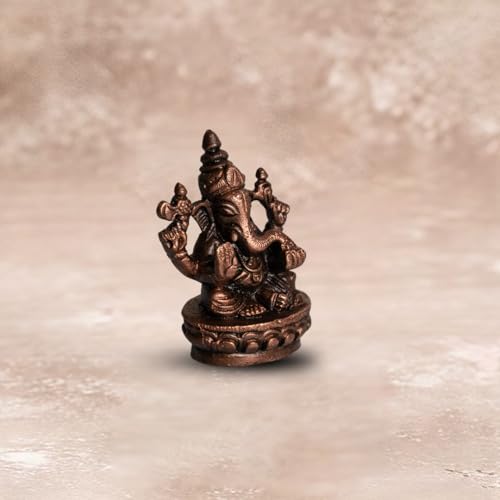 Ganesh Idol 200gm, Pure Copper