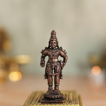 Lord Vishnu Idol | Antique Brass Finish Narayana Murti
