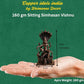 Copper Idol Nataraja Shiva Statue Sitting on Snake with Sheshnaag |
