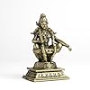 260 gm Ayyappa Panchloha Idol 8 cm Height | Solid Panchaloha God Statue