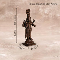 Standing Mari Amma Idol 90gm | Pure Copper