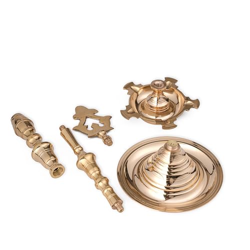 Padi Deepa – Brass Pooja Oil Lamp | Height - 38.5 cm