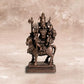 Shiva Parvati on Nandi Idol in Pure Copper, 460gm