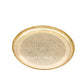Engraved Brass Puja Thali Set | 8 Pcs Designer Plate with Floral Carvings, Diya, Kalash, Bell, Bowls & Spoon