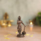Copper Idol Lord Hanuman Idol with Gada | Antique Brass Finish