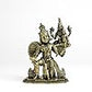 180 gm Lakshmi Narayan on Garuda panchloha | Size 8 × 6 × 5 cm | Handcrafted Traditional Hindu God Statue