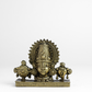 150 gm Balaji Face Panchloha Idol | Size 5 × 6 × 2.5 CM | Handcrafted Tirupati Balaji Divine Face for Home & Temple Décor