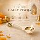 Pure Brass Aarti, Deep, Deepak, Diya for Pooja Purposes, 1 Inches, 140gm