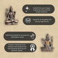 Meditating Shiva | 8 cm | 300gm Handmade Copper Idol | Antique Patina Finish | Lord Shiva Murti Statue