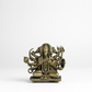 Sitting Panchmukhi Hanuman Panchloha Idol | Size 5 cm | Approx 150 Gram | Handmade Hindu Religious Statue for Home Temple and Pooja