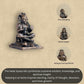 Vedavyasa 1.5-Inch 40 gm | Handmade Copper Idol with Patina Antique Finish | Mini Veda Vyasa Murti for Pooja Ghar