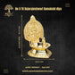 Rajarajeshwari Kamakshi Brass Diya for Pooja | 6.5 Inch, 560g