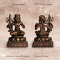 Ramanujacharya with Vishnu Idol in Pure Copper, 530gm