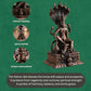 Nataraja Shiva Statue | Brass Finish Mahadev Idol Sitting on Snake with Sheshnaag