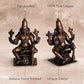 Sitting Vishnu Idol 280gm, Pure Copper