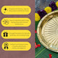 Brass Puja Thali | Traditional Gold Polish Thali for Aarti, Mandir, and Rituals